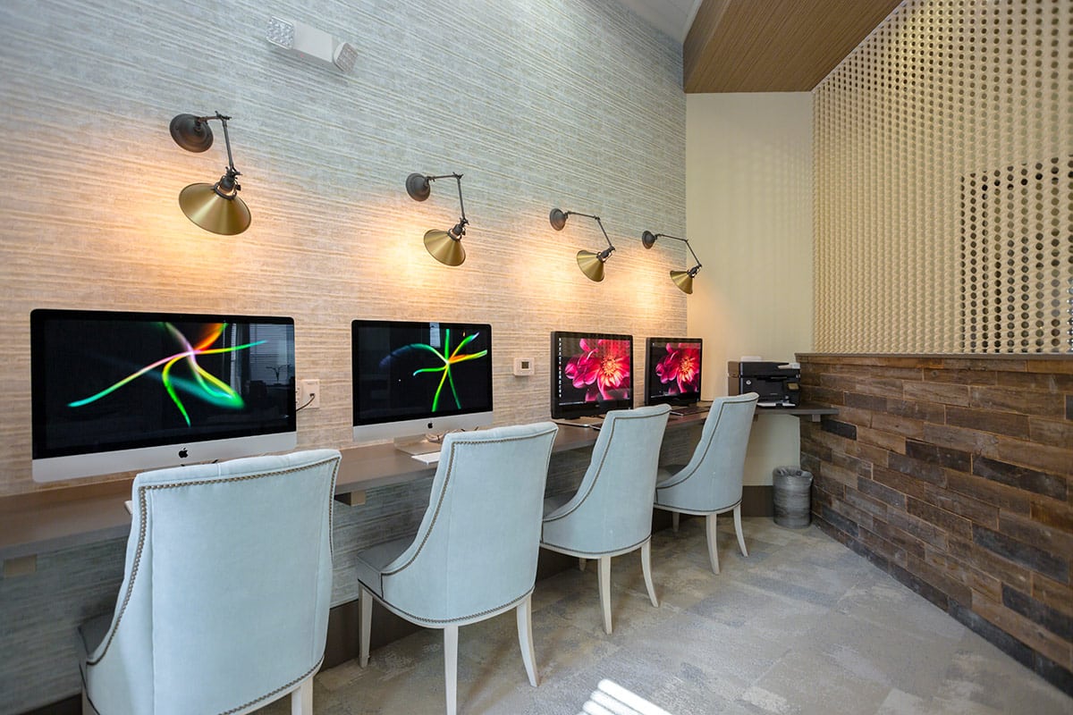Shared workspace at Legacy Estates Frisco