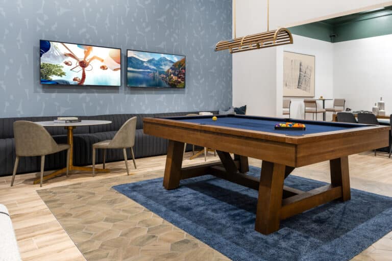 Rendering of the A5G one-bedroom floor plan